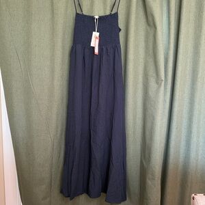 NWT Navy Blue Maxi Dress
